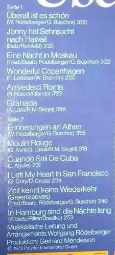 LP Freddy Quinn: Überall ist es schön (Polydor 2371 423) D 1971