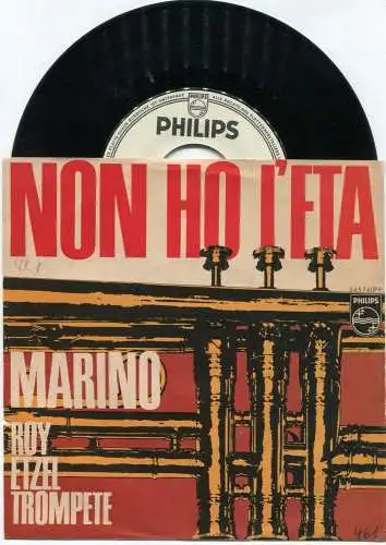 Single Roy Etzel: Non Ho L´Eta (Philips 345 740 PF) D Promo
