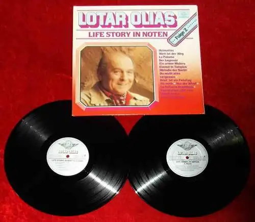 2LP Lotar Olias: Life Story in Noten Folge 2 (ADA 1015) D 1982 w/ PR Facts