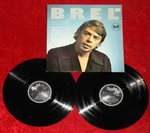 2LP Jacques Brel: Seine schönsten Chansons (Barclay 0086.036) D 1988