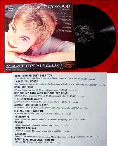 LP Eddie Heywood: One for my Baby (Mercury HiFidelity)