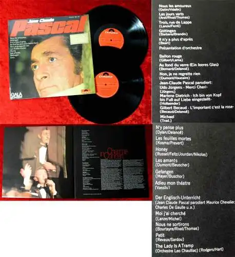 2LP Jean Claude Pascal - Gala Konzert (Polydor 2633 002) D 1969