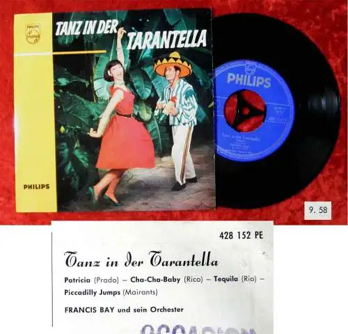 EP Francis Bay: Tanz in der Tarantella (Philips 428 152 PE) D 1958