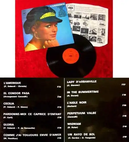 LP Caravelli: L`Amerique (CBS S 7-64205) NL 1970