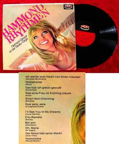 LP Gerhard Gregor an der Strato Orgel: Hammond Rhythmen (Karussell 635 019)