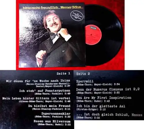 LP Werner Böhm: Bitte recht freundlich... (Decca 622666 AO) D 1977