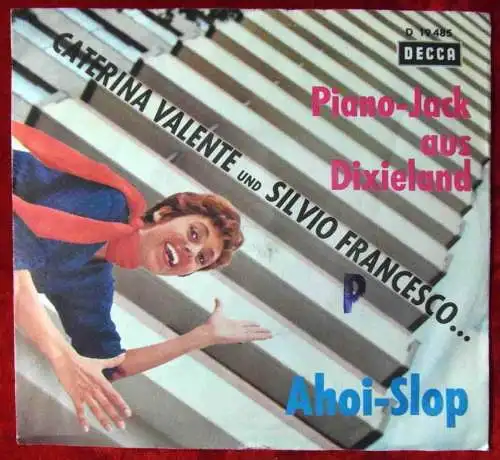 Single Silvio Francesco & Caterina Valente: Piano Jack aus Dixieland (Decca) D