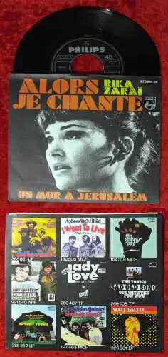 Single Rika Zarai: Alors Je Chante (Philips 370 849 BF) D 1970