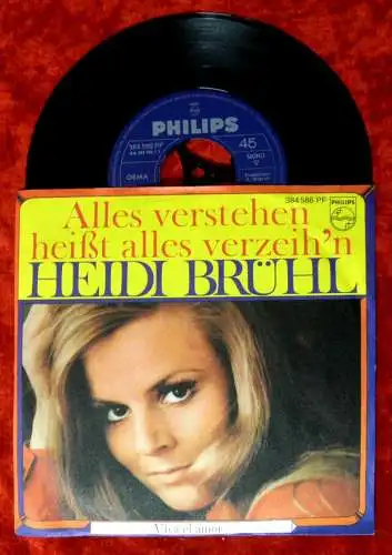 Single Heidi Brühl: Alles verstehen heißt alles verzeih´n (Philips 384 586 PF) D