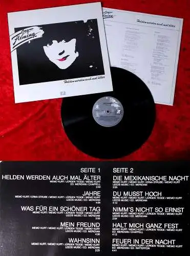 LP Joy Fleming: Helden werden auch mal älter (Jupiter 825 560-1) D 1984