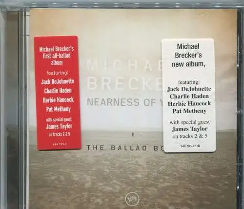 CD Michael Brecker: The Nearness of You (Verve) 2001
