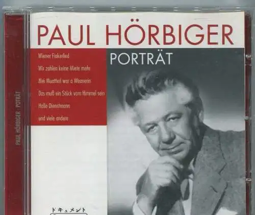 CD Paul Hörbiger: Porträt (TIM) 2003