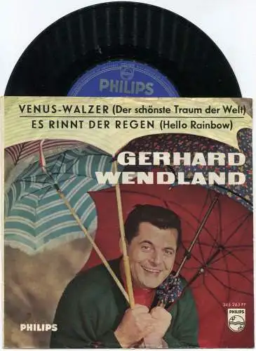 Single Gerhard Wendland: Venus Walzer (Philips 345 263 PF) D 1961