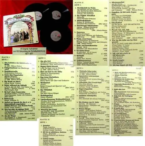 3LP Aus der Jugendzeit der Schallplatte (1977)
