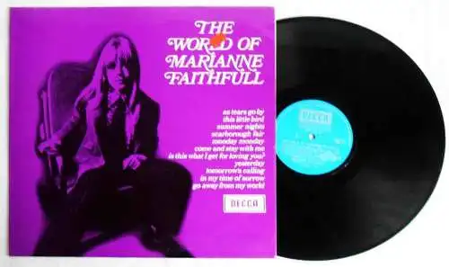 LP Marianne Faithfull: The World Of Marianne Faithfull (Decca SPA 17) UK 1969