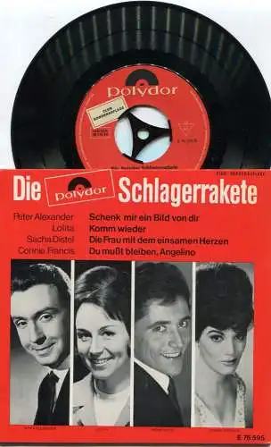 EP Polydor Schlagerrakete 1965 (Polydor E 76 595) Clubauflage