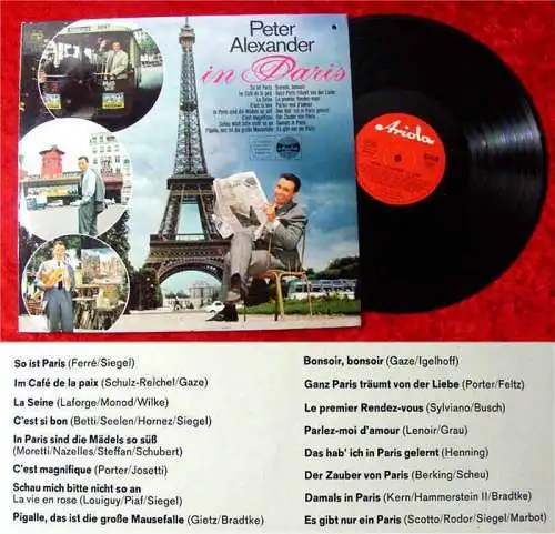 LP Peter Alexander in Paris (Ariola 74 605 IU) D 1966