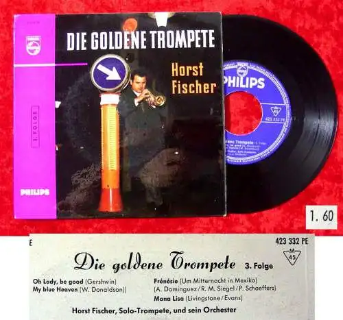 EP Horst Fischer: Die goldene Trompete 3. Folge (Philips 423 332 PE) D 1960