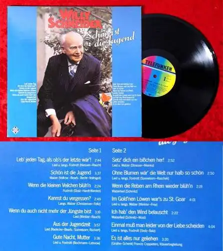 LP Willy Schneider: Schön ist die Jugend (Telefunken 625585 AP) D 1983