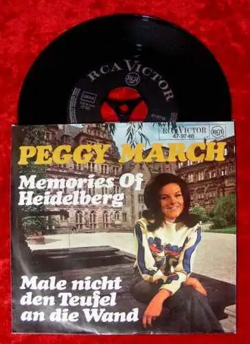 Single Peggy March Memories of Heidelberg