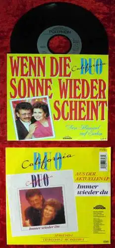 Single Duo California: Wenn die Sonne wieder scehint (Polyphon 879 758-7) D 1990