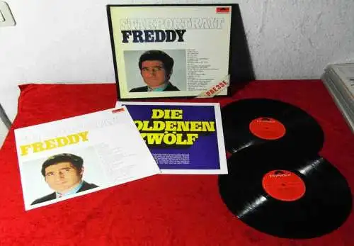 2LP Box Freddy Quinn: Starportrait (Polydor 251 013/014) "Presse" Edition D 1969
