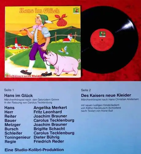 LP Hans im Glück / Des Kaisers neue Kleider (Kolibri 33032) D