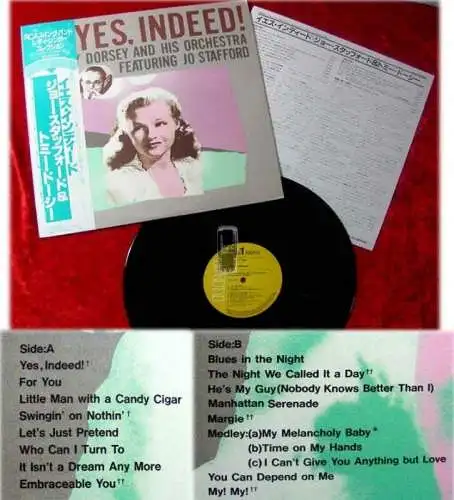 LP Jo Stafford & Tommy Dorsey Yes Indeed (Japan Pressun