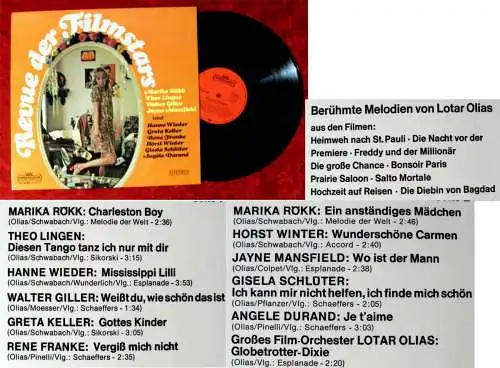 LP Revue der Filmstars (Intercord 707-08 MB) Hanne Wieder Gisela Schlüter...