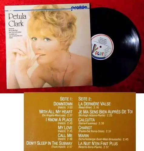 LP Petula Clark: Profile (Vogue 624 272 AC) D 1977