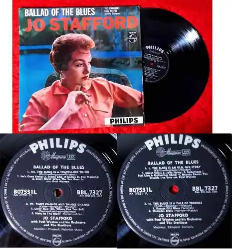LP Jo Stafford: Ballad of the Blues (Philips BBL 7327) UK