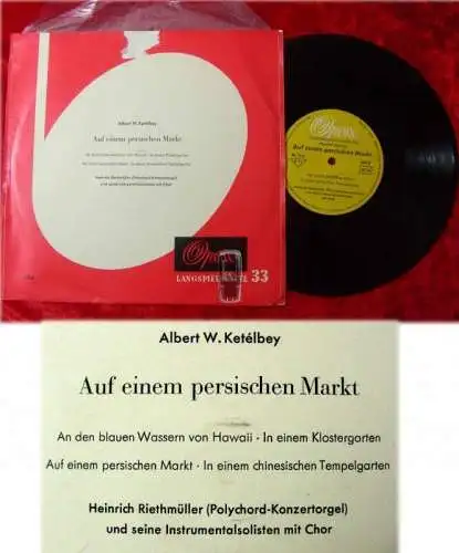 25cm LP Heinrich Riethmller:Auf einem persischen Markt