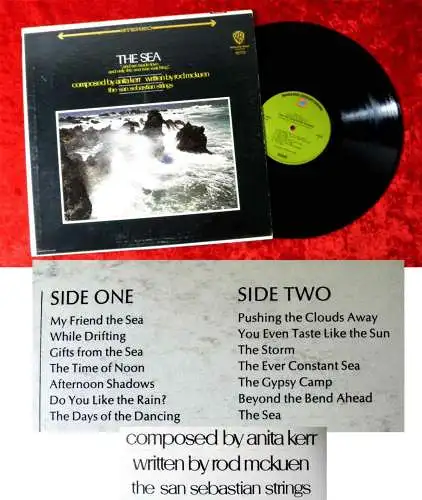 LP San Sebastian Strings: The Sea (Anita Kerr Rod McKuen) Warner Bros. WS 1670
