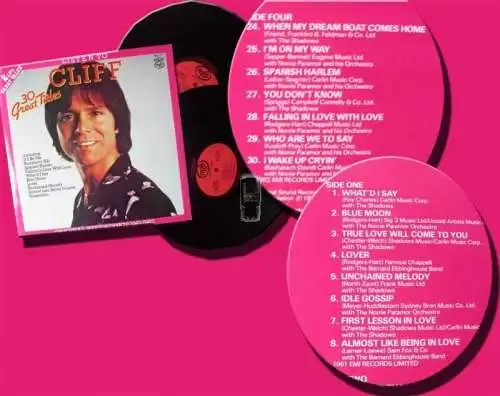 2LP Cliff Richard: Listen to Cliff