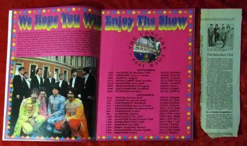 Tourprogramm The Beatles - die falschen Vier In Concert - 1995