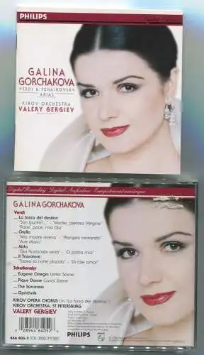 CD Galina Gorchakova: Verdi & Tschaikowski Arias (Philips 446 405-2) D 1996