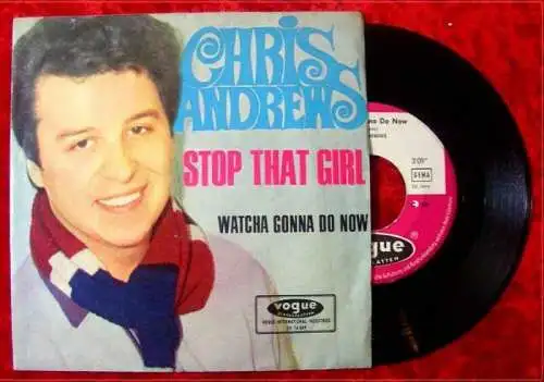Single Chris Andrews Stop that Girl