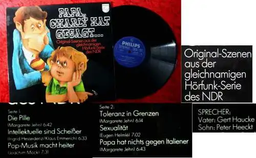 LP Papa, Charly hat gesagt.... Gert Haucke Peter Heeckt (Philips 6305 209) D 74