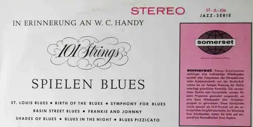 LP 101 Strings: Play The Blues (Somerset ST-JL-526) D