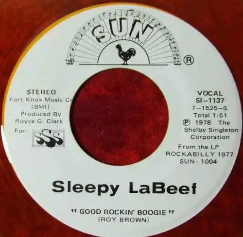 Single Sleepy LaBeef: Good Rockin´ Boogie (Sun SI-1137) US