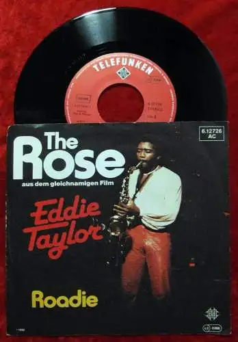 Single Eddie Taylor: The Rose (Telefunken 612726 AC) D 1980 PR Info