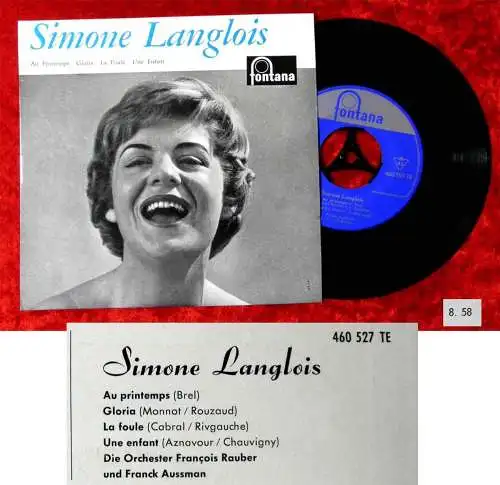 EP Simone Langlois (Fontana 460 527 TE) D 1958