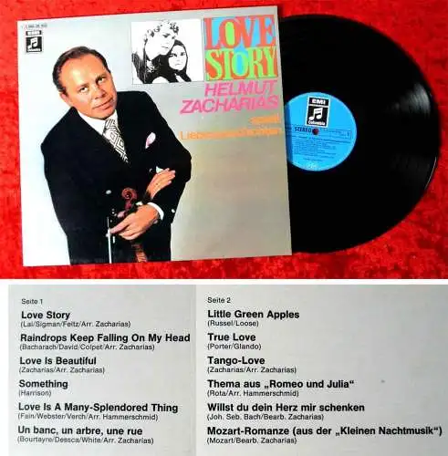 LP Helmut Zacharias: Love Story (Columbia 1C 062-29 413) D 1971