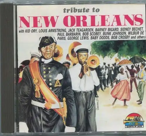 CD Tribute to New Orleans with Kid Ory Louis Armstrong Jack Teagarden....