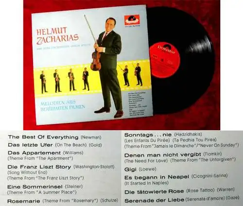 LP Helmut Zacharias: Melodien aus berühmten Filmen (Polydor Stereo 237 051) D 64