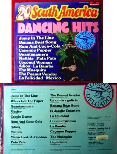 LP Roberto Delgado: 20 South America Dancing Hits (Polydor 2413 106) D 1976