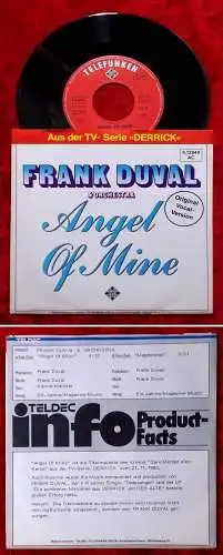 Single Frank Duval: Angel of Mine (Telefunken 612949) D 1980 TV Serie "Derrick"