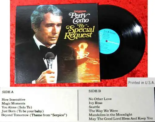 LP Perry Como: By Special Request (RCA Special Products DPL1-0193) US 1976