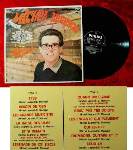 LP Michel Legrand: Chante - avec Nana Mouskouri (Philips 6332 178) F