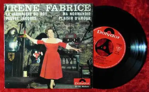 EP Irene Fabrice: La Jardiniere Du Roy + 3 (Polydor 27 126) Frankreich